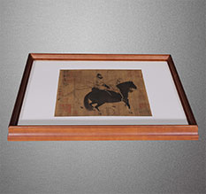 平谷书画装裱配框服务案例